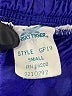 Asics 100% Nylon Solid Blue Purple Athletic Shorts Size S - photo 3