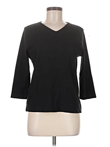 Lizwear by Liz Claiborne 3/4 Sleeve T-Shirt (view 1)