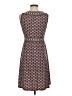 Max Studio Print Brown Casual Dress Size S - photo 2