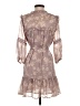 Olivaceous 100% Polyester Paisley Brown Casual Dress Size S - photo 2
