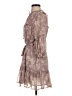 Olivaceous 100% Polyester Paisley Brown Casual Dress Size S - photo 5
