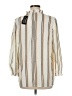 Assorted Brands 100% Polyester Stripes Ivory 3/4 Sleeve Blouse Size M - photo 2