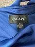 Xscape Solid Blue Cocktail Dress Size 6 - photo 7