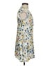 Zara Basic Print Yellow Cocktail Dress Size S - photo 4