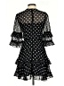 Keepsake 100% Recycled Polyester Polka Dots Black Cocktail Dress Size S - photo 2