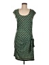 Max Studio Print Green Casual Dress Size M - photo 1