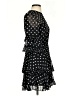 Keepsake 100% Recycled Polyester Polka Dots Black Cocktail Dress Size S - photo 4