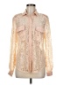 Aquamar Ivory Long Sleeve Blouse Size M - photo 1