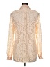 Aquamar Ivory Long Sleeve Blouse Size M - photo 2