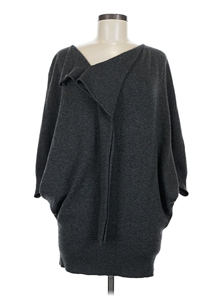 Pre-owned Vince Cashmere Pullover Sweater In Gray