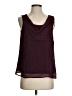 Ann Taylor 100% Polyester Burgundy Sleeveless Blouse Size 4 - photo 1