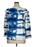 Alberto Makali Blue 3/4 Sleeve Blouse Size XL - photo 2