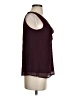 Ann Taylor 100% Polyester Burgundy Sleeveless Blouse Size 4 - photo 4