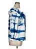 Alberto Makali Blue 3/4 Sleeve Blouse Size XL - photo 4