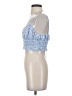 Lulus Blue Sleeveless Top Size S - photo 5