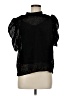 Assorted Brands 100% Polyester Black Short Sleeve Blouse Size M - photo 1