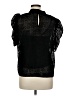 Assorted Brands 100% Polyester Black Short Sleeve Blouse Size M - photo 2