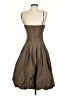 BCBGMAXAZRIA 100% Polyester Argyle Brown Cocktail Dress Size 2 - photo 2