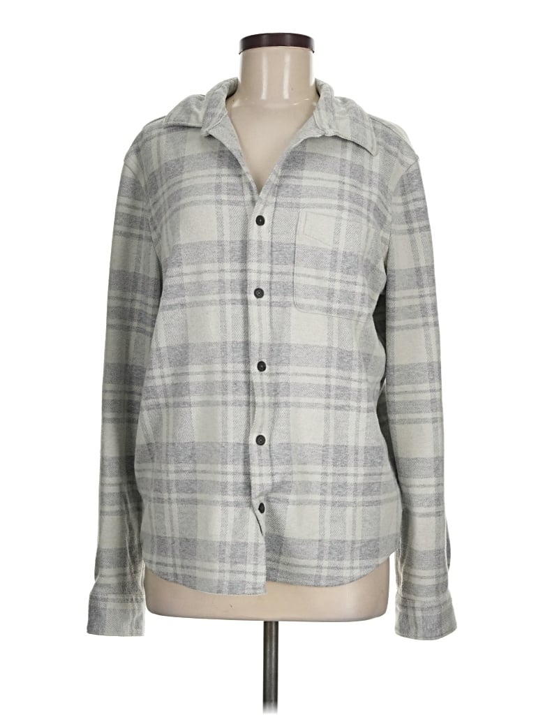 Pre-owned Express Cardigan Sweater In Gray