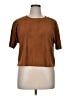 Evereve Brown Short Sleeve Top Size XL - photo 1