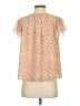 J by Joie 100% Polyester Orange Short Sleeve Blouse Size S - photo 2