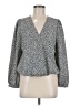 A New Day 100% Polyester Gray Long Sleeve Blouse Size M - photo 1