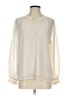 Ann Taylor 100% Polyester Ivory Long Sleeve Blouse Size S - photo 1