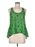 Xhilaration 100% Polyester Green Sleeveless Blouse Size M - photo 1