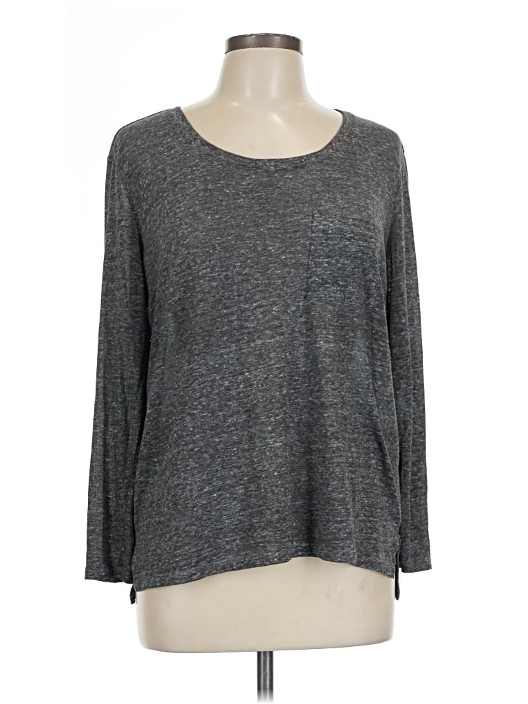 Pre-owned Old Navy 3/4 Sleeve T-shirt In Gray