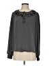 Current Air 100% Polyester Gray Long Sleeve Blouse Size S - photo 1
