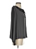 Current Air 100% Polyester Gray Long Sleeve Blouse Size S - photo 4