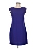 Everly 100% Polyester Solid Blue Casual Dress Size M - photo 1