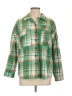 Liam & Co. 100% Polyester Plaid Green Jacket Size L - photo 1