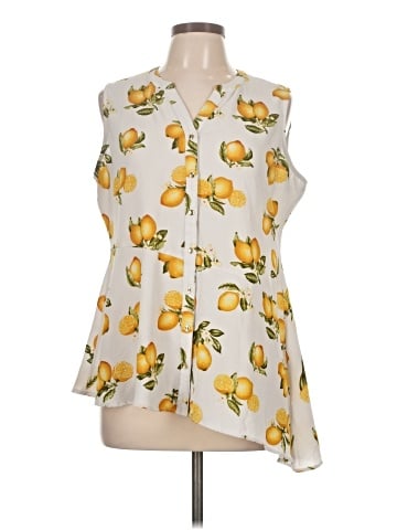 Roz & Ali Sleeveless Blouse (view 1)