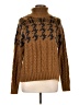 John & Jenn 100% Acrylic Houndstooth Brown Pullover Sweater Size L - photo 1