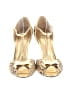 Linea Paolo Animal Print Gold Heels Size 8 1/2 - photo 2