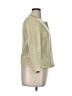 Tory Burch 100% Silk Metallic Gold Silk Blazer Size 14 - photo 4