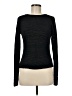 Sigrid Olsen Metallic Black Pullover Sweater Size M - photo 1