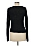 Sigrid Olsen Metallic Black Pullover Sweater Size M - photo 2