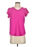 London Rose 100% Polyester Pink Short Sleeve Top Size S - photo 1