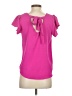 London Rose 100% Polyester Pink Short Sleeve Top Size S - photo 2