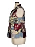 Cj Banks Blue Sleeveless Blouse Size 0X - photo 5