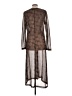 Express 100% Polyester Brown Casual Dress Size 11 - 12 - photo 2