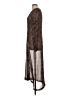Express 100% Polyester Brown Casual Dress Size 11 - 12 - photo 5