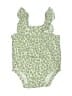 Carter's Floral Green Leotard 0-3 MO / 3 MO - photo 1