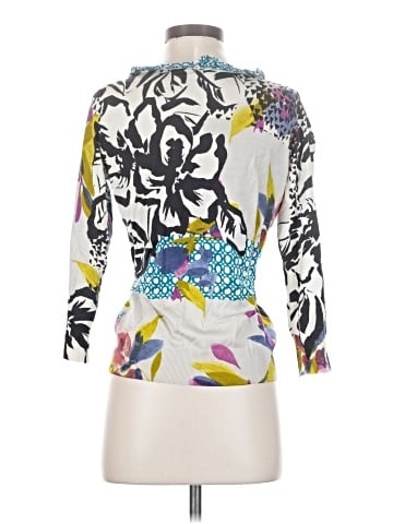 ETRO 3/4 Sleeve Silk Top (view 2)
