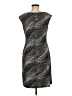 Connected Apparel Graphic Black Cocktail Dress Size 8 (petite) - photo 2