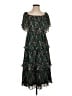 Lulus 100% Polyester Paisley Green Cocktail Dress Size S - photo 1