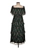Lulus 100% Polyester Paisley Green Cocktail Dress Size S - photo 2