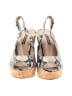 Stuart Weitzman Animal Print Ivory Tan Wedges Size 9 1/2 - photo 2